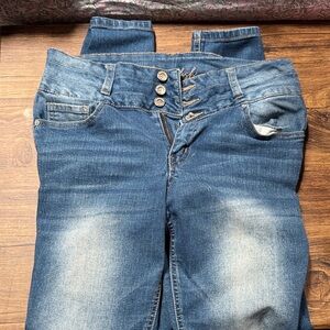 High Rise Blue Women's Jeans